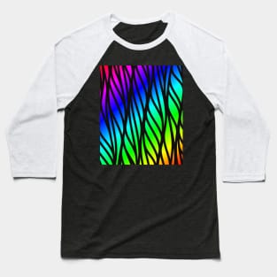 Psychedelic Black DNA Baseball T-Shirt